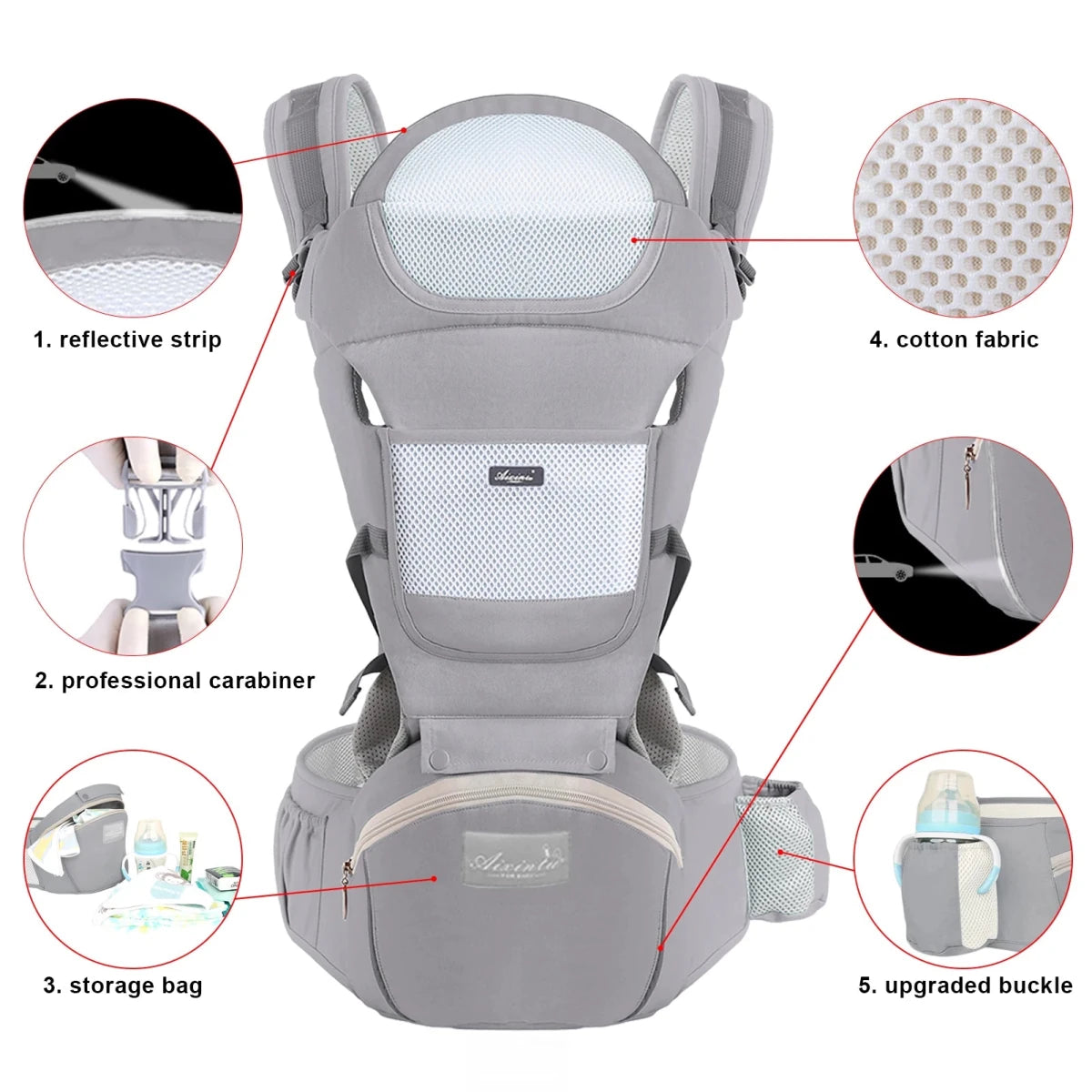 Kangoo | 9 in 1 Baby Carrier - Babyhee