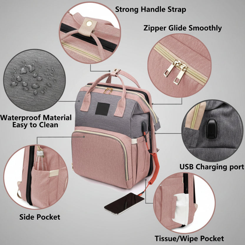 MomGo 3 - in - 1 Travel Bag - Babyhee